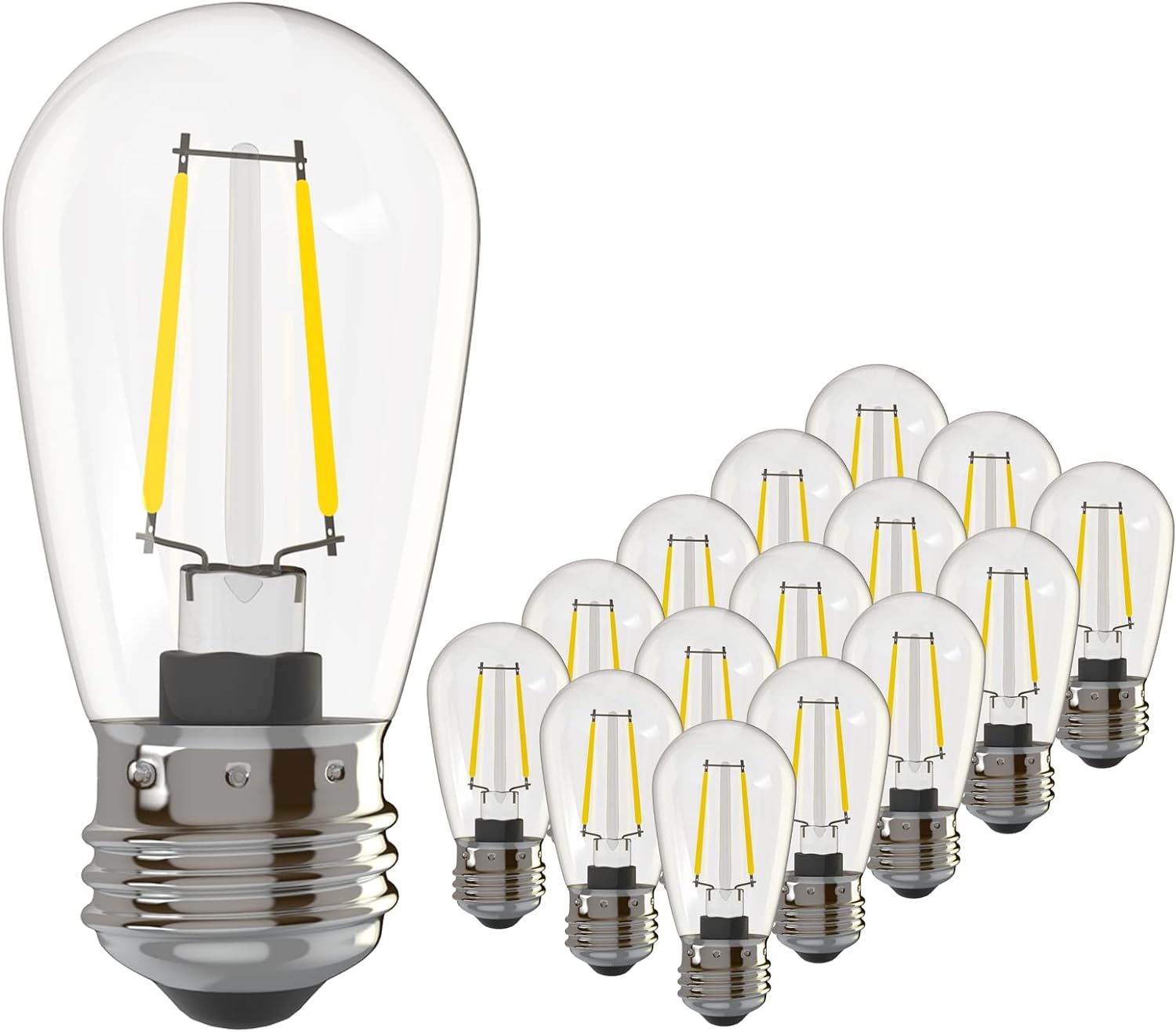 S14 2W LED Bulbs – Energy-Efficient Replacement Bulbs for Outdoor ...